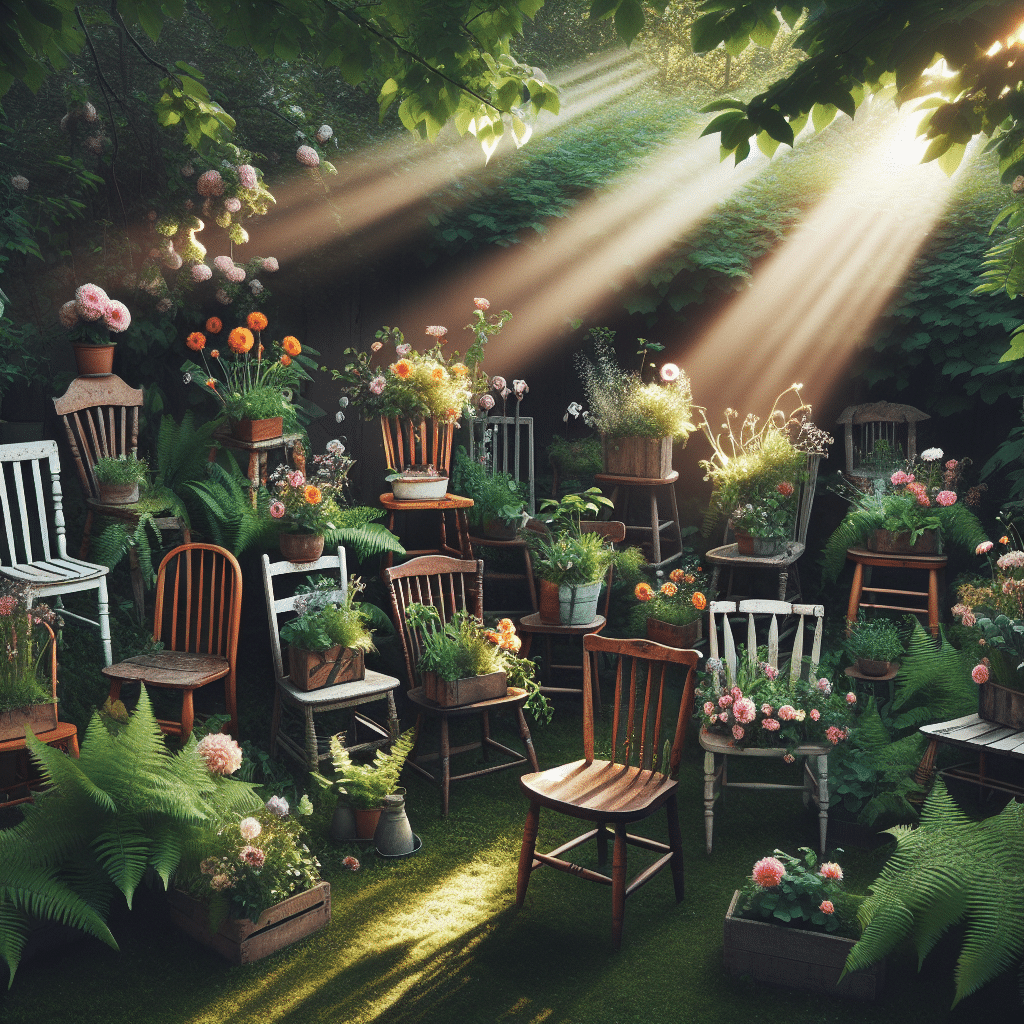 How to Turn Old Wooden Chairs into Unique Planters