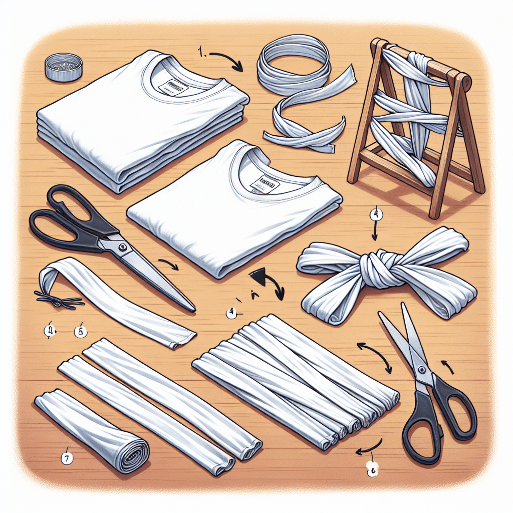 transforming t-shirts into stylish headbands