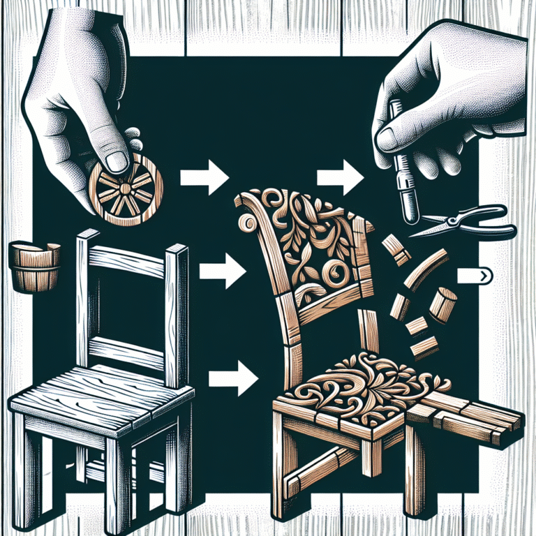 Upcycling Wooden Chairs: Crafting Decorative Wall Art