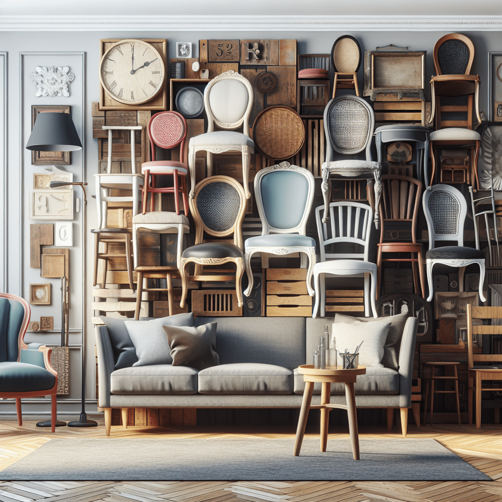 Leveraging Old Chairs for Unique Room Dividers