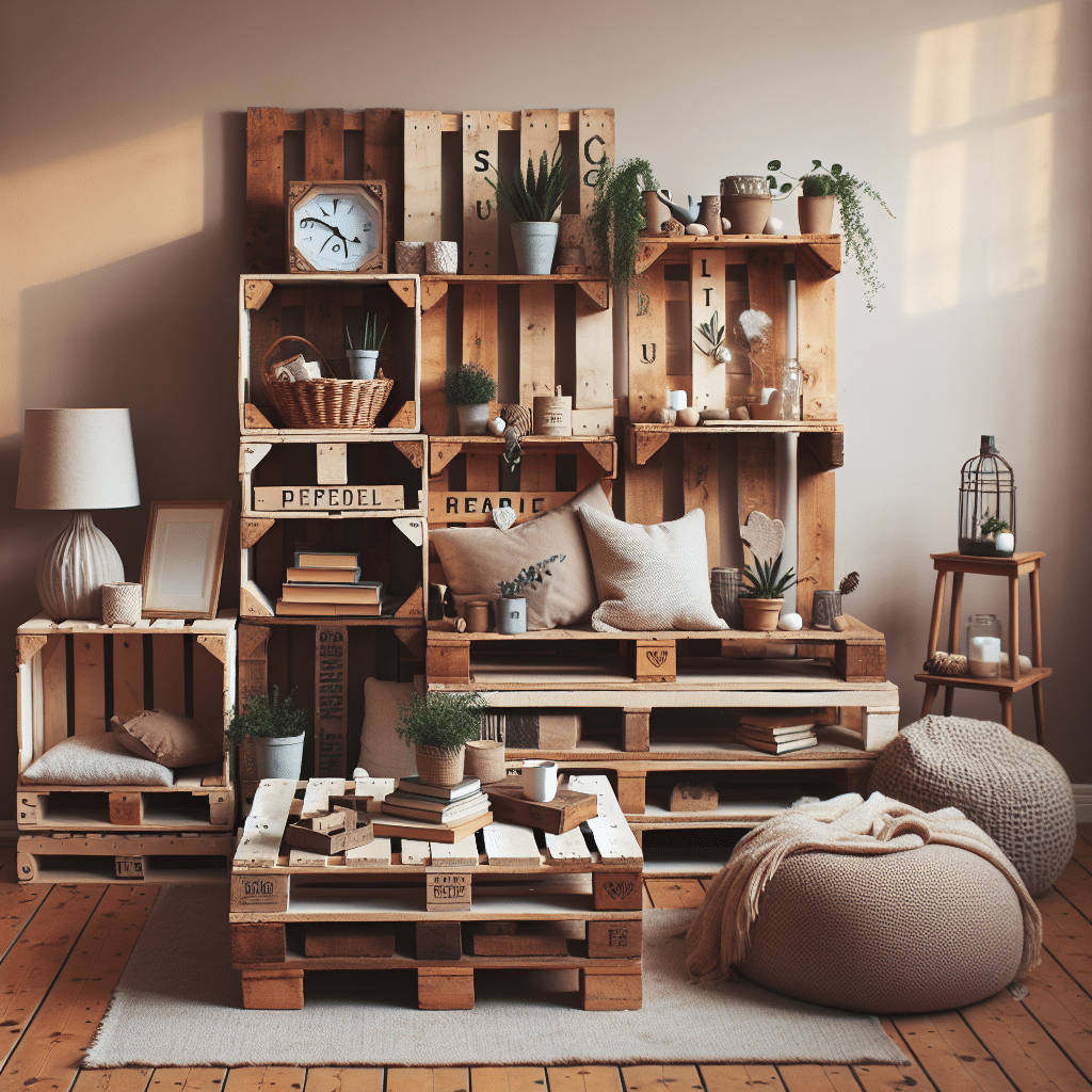 repurposing pallets for home decoration