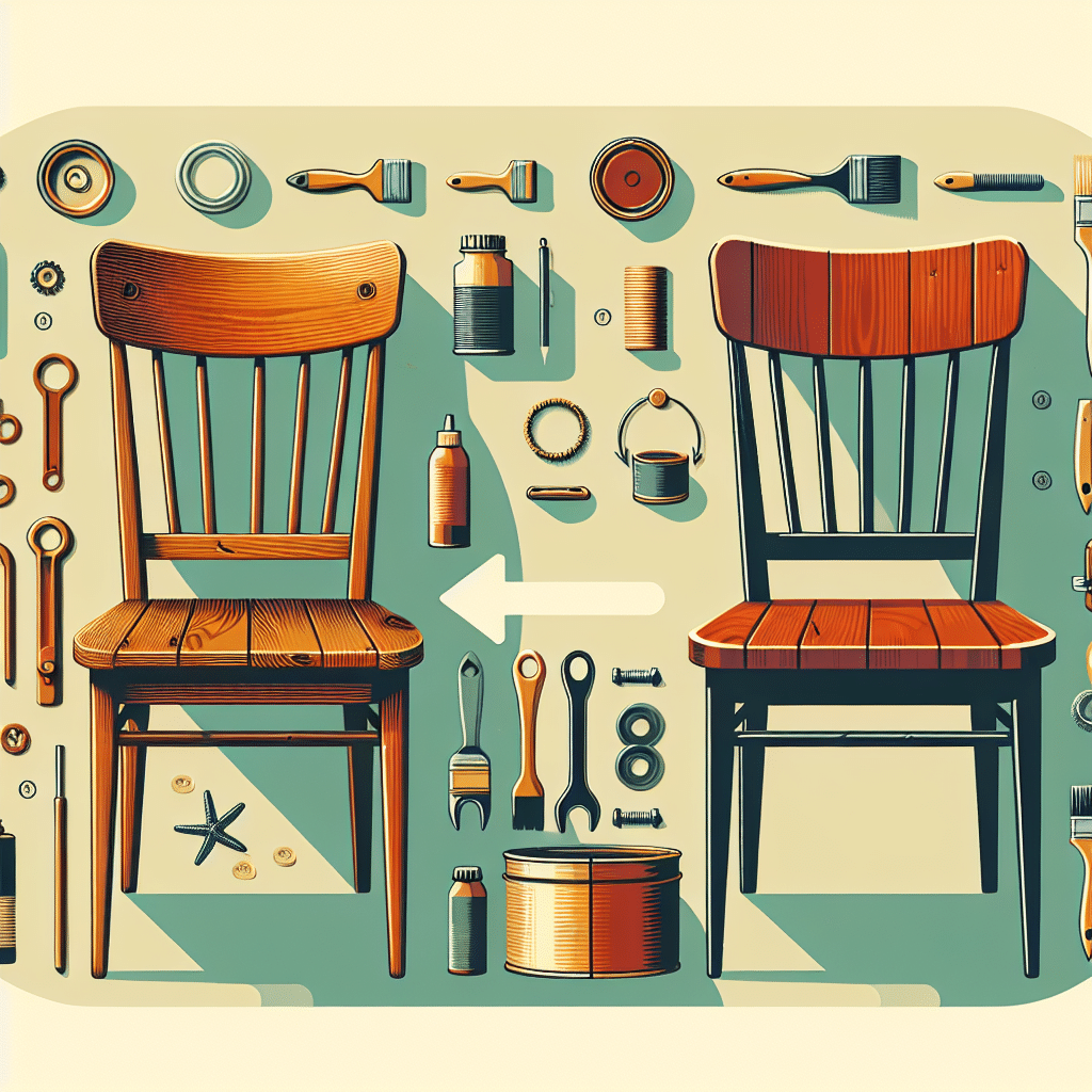 Sustainable Style: Upcycling Wooden Chairs into Modern Furniture