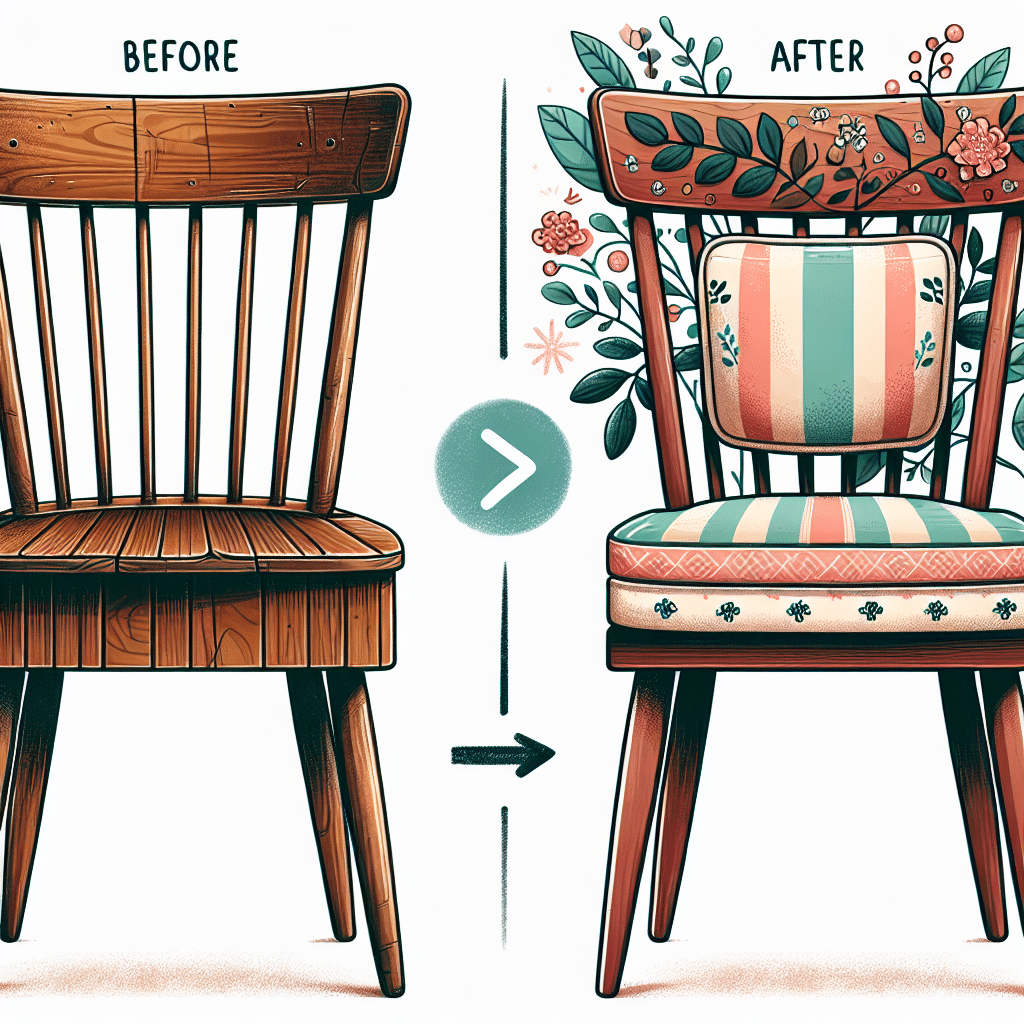 Transforming Your Wooden Chairs into Stylish Décor