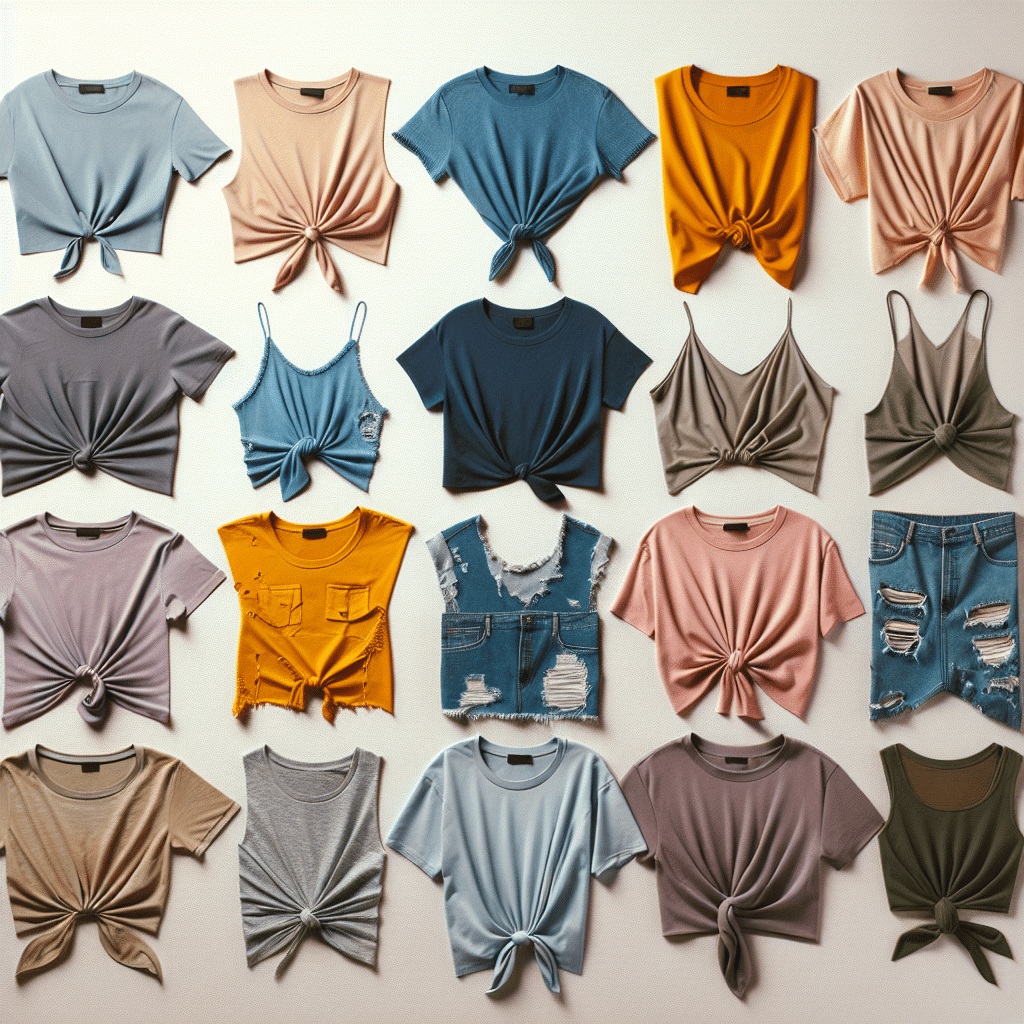 creative t-shirt transformations for everyday wear
