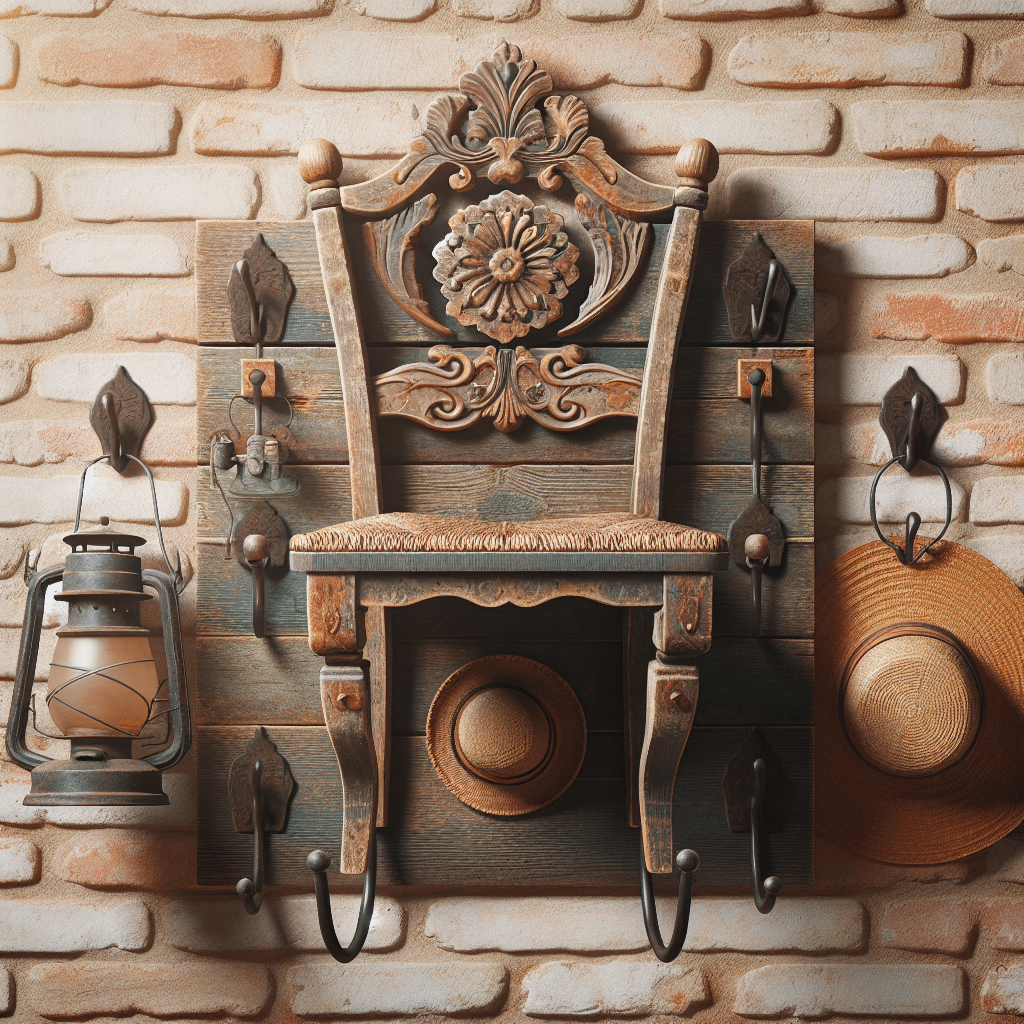 Innovative Ways to Use Old Chairs as Decorative Hooks