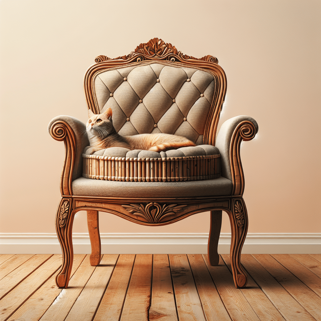 Turning Wooden Chairs into Unique Pet Beds