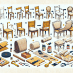 How to Use Fabric to Upcycle Old Wooden Chairs