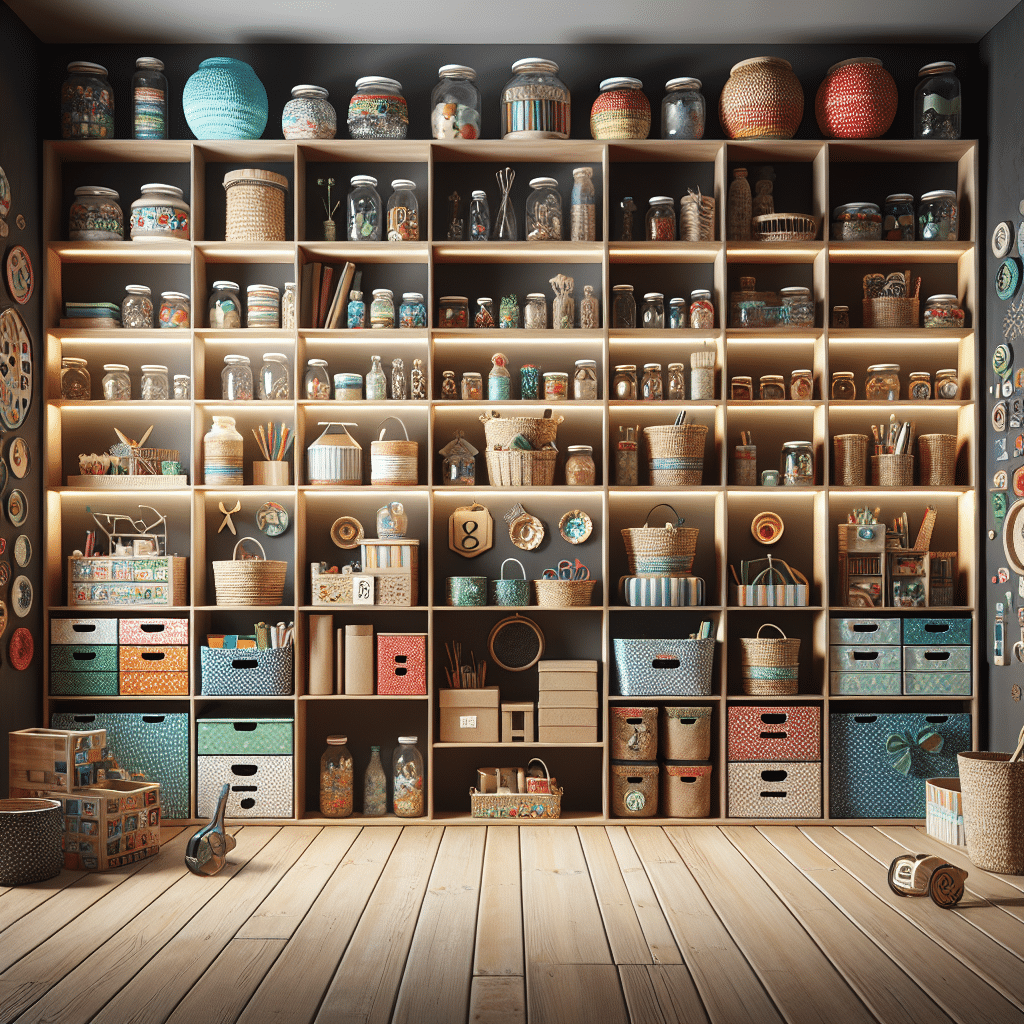 clever storage solutions using craft projects: stay organized with recycled items