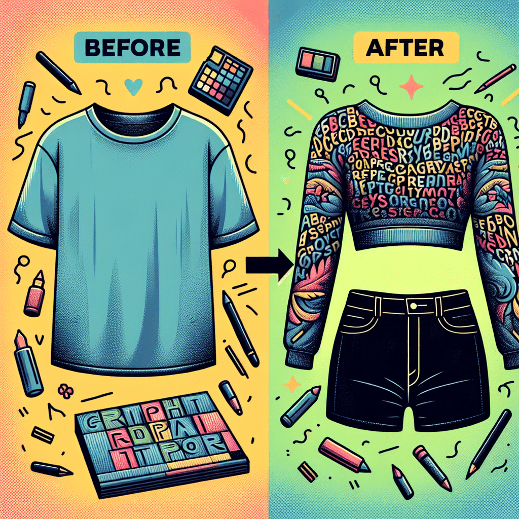 transforming graphic tees into fashionable crop tops