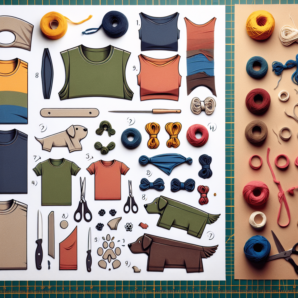 diy t-shirt dog toys