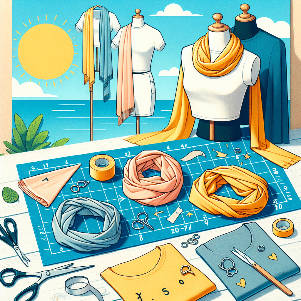 diy t-shirt scarves for summer