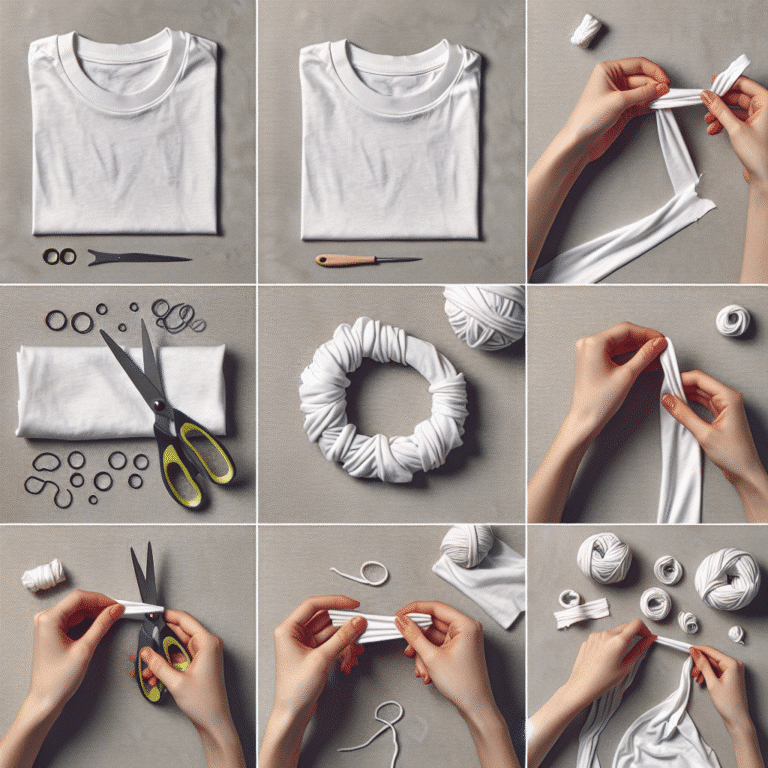 how to make a t-shirt bracelet