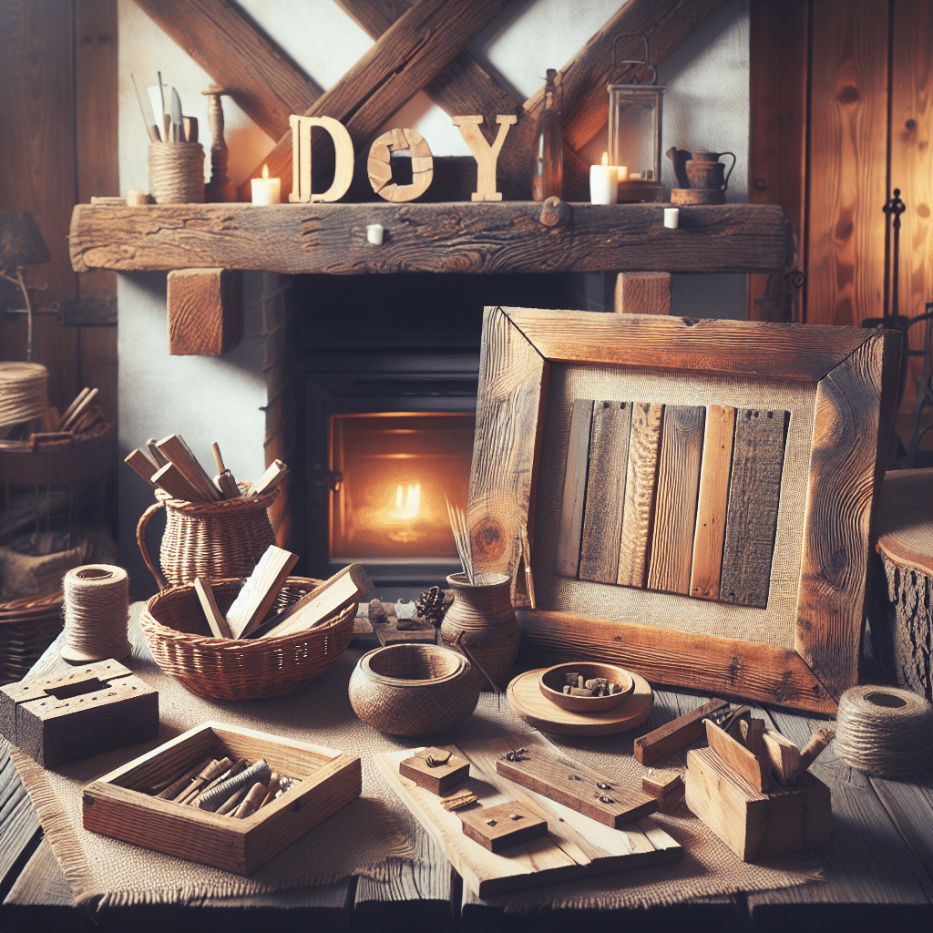 diy rustic home decor from recycled wood